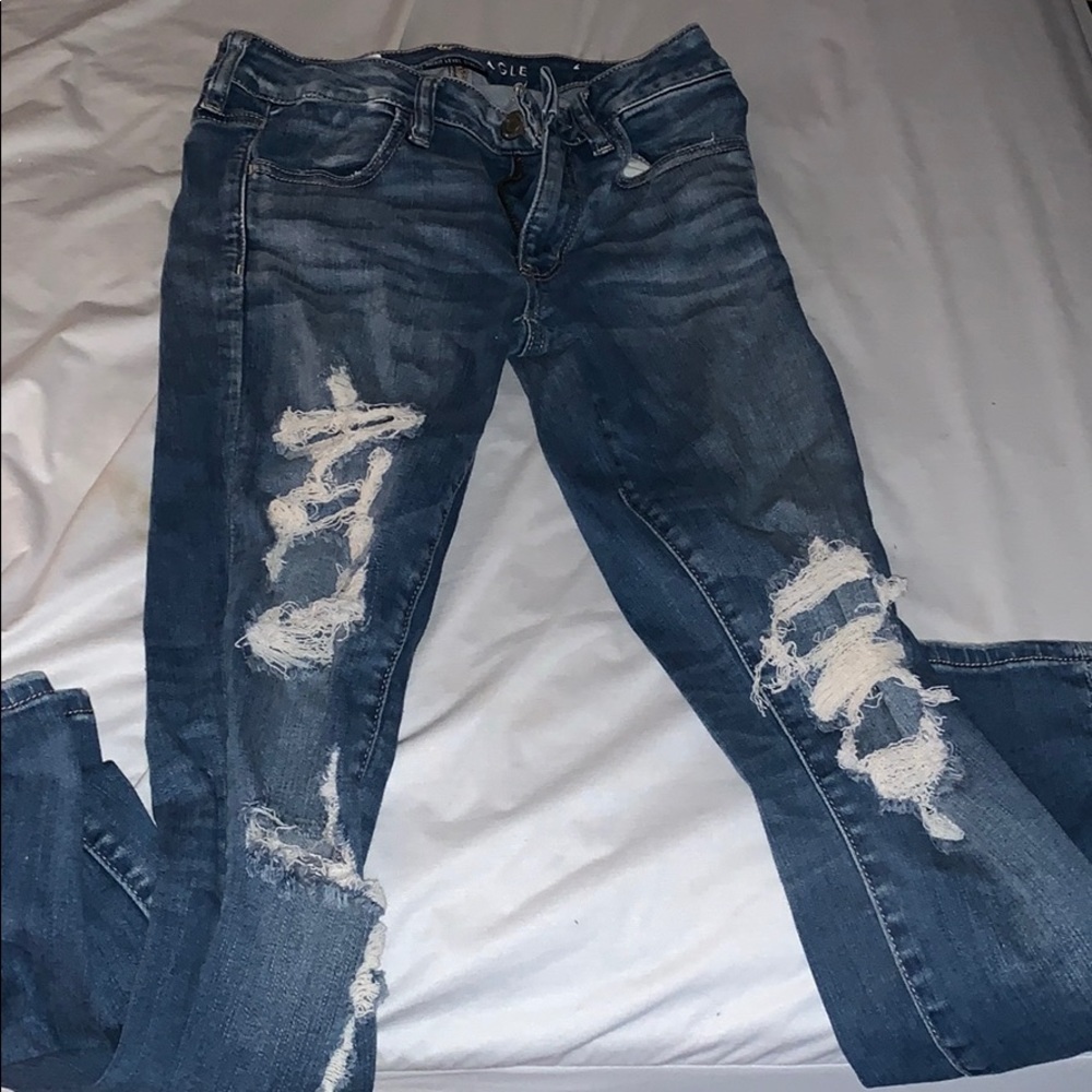 American Eagle  ripped jeans